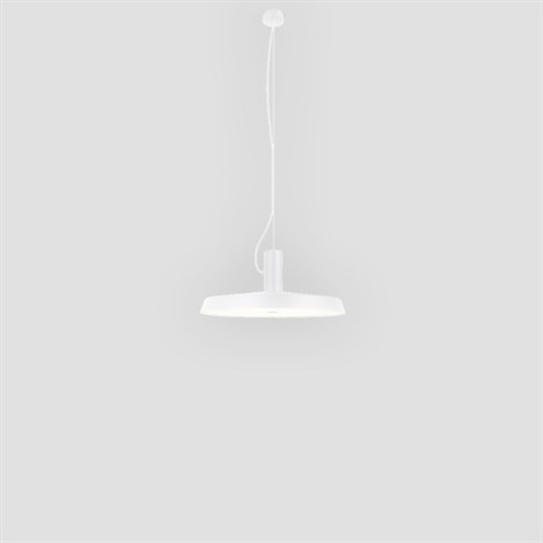 Wever & Ducré+ROOMOR OFFICE CABLE 1.0 LED 35W 3700lm 3000K CRI>90 UGR<22 opaalhajuti, hämardatav Push/DALI, rippvalgusti, matt valge