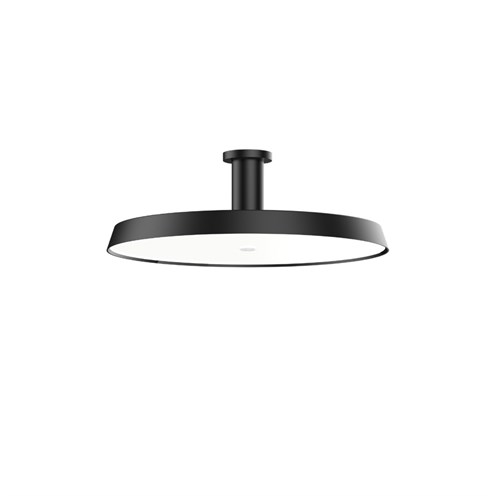 Wever & Ducré+ROOMOR OFFICE SURFACE 1.0 LED 35W 3660lm 3000K CRI>90 UGR<19 mikroprismaatiline hajuti, hämardatav Push/DALI, laevalgusti, matt must