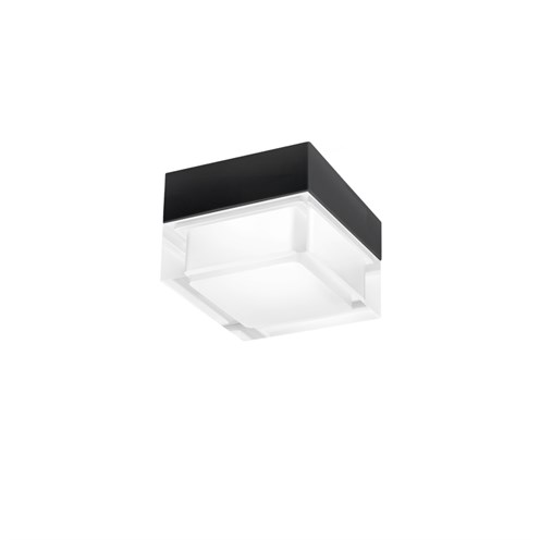 Wever & Ducré+MIRBI SURFACE 2.0 LED 7.2W 640lm 3000K CRI>90, hämardatav phase-cut, IP44, laevalgusti, matt must/opaal