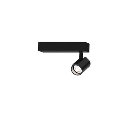 Wever & Ducré+CENO SURFACE 1.0 LED 7W 440lm 2700K CRI>90 35°, hämardatav phase-cut, laevalgusti, matt must
