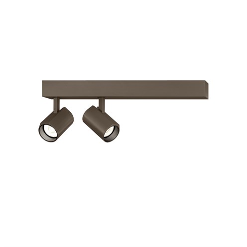 Wever & Ducré+CENO SURFACE 2.0 LED 2x7W 880lm 2700K CRI>90 35°, hämardatav phase-cut, laevalgusti, pronks
