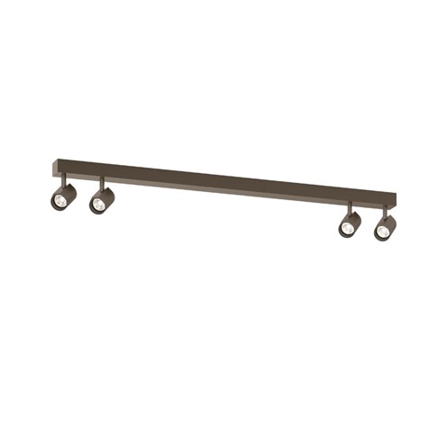 Wever & Ducré+CENO SURFACE 4.0 LED 4x7W 1760lm 2700K CRI>90 35°, hämardatav phase-cut, laevalgusti, pronks
