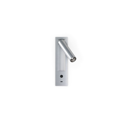 Wever & Ducré+MATCH SEMI RECESSED snooze 1.0 LED 4W 240lm 2700K CRI>90 23°, hämardatav Push dim, süvisvalgusti, harjatud alumiinium