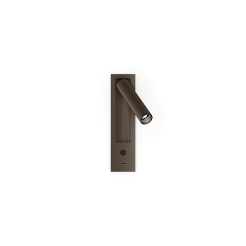 Wever & Ducré+MATCH SEMI RECESSED snooze 1.0 LED 4W 240lm 2700K CRI>90 23°, hämardatav Push dim, süvisvalgusti, pronks