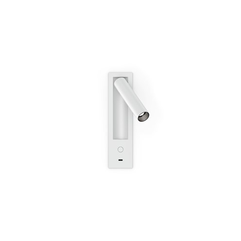Wever & Ducré+MATCH SEMI RECESSED snooze 1.0 LED 4W 240lm 2700K CRI>90 23°, hämardatav Push dim, süvisvalgusti, matt valge