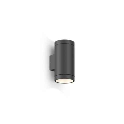 Wever & Ducré+TAIO ROUND WALL OUTDOOR 2.0 LED 20,1W 760lm 3000K CRI>90 105°, hämardatav phase-cut, IP65, välisvalgusti, antratsiithall