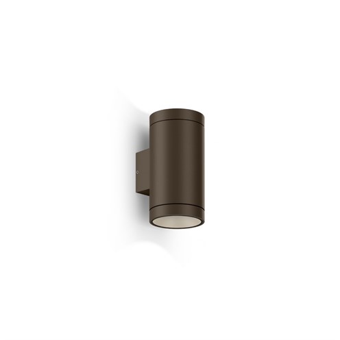 Wever & Ducré+TAIO ROUND WALL OUTDOOR 2.0 LED 20,1W 760lm 3000K CRI>90 105°, hämardatav phase-cut, IP65, välisvalgusti, pronks