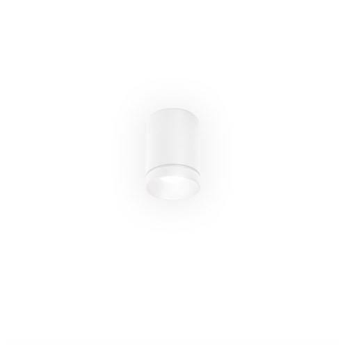 Wever & Ducré+TAIO ROUND SURFACE 1.0 LED 10,9W 510lm 3000K CRI>90 105°, hämardatav phase-cut, IP65, laevalgusti, matt valge