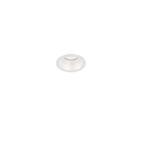 Wever & Ducré+DEEP point 1.0 LED 4.2W 405lm 250mA 2700K CRI>90 32°, süvisvalgusti, matt valge, liiteseadmeta