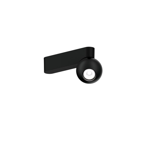 Wever & Ducré+LECA SURFACE 1.0 LED 7.9W 585lm 2700K CRI>90 31°, hämardatav phase-cut, laevalgusti, matt must