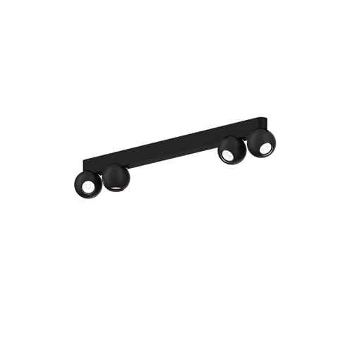 Wever & Ducré+LECA SURFACE 4.0 LED 27.8W 2340lm 2700K CRI>90 31°, hämardatav phase-cut, laevalgusti, matt must