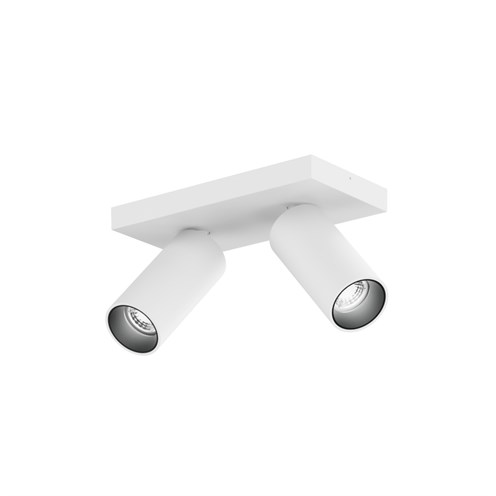 Wever & Ducré+Pillo 2.0 2x max. 12W GU10, laevalgusti, matt valge