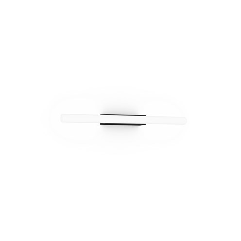 Wever & Ducré+Larra Opal 1.0 LED 7W S14d 700lm 2700K CRI>90, hämardatav phase-cut, seinavalgusti, mustjashall, opaalklaas