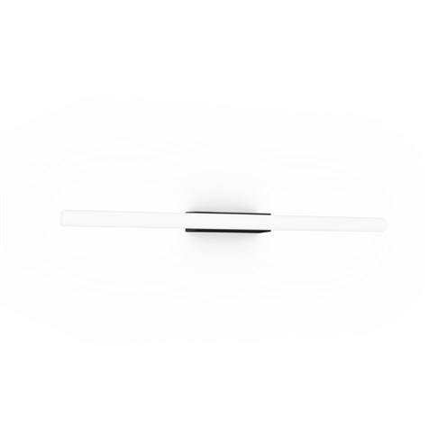 Wever & Ducré+Larra Opal 2.0 LED 8W S14d 820lm 2700K CRI>90, hämardatav phase-cut, seinavalgusti, matt must, opaalklaas
