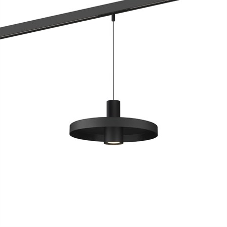 Wever & Ducré+ODREY on STREX 1.2 LED 7W 400lm 2700K CRI>90 32°, hämardatav DALI, siinivalgusti, matt must