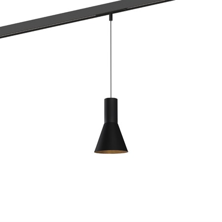 Wever & Ducré+ODREY on STREX 1.3 LED 7W 450lm 2700K CRI>90 32°, hämardatav DALI, siinivalgusti, matt must