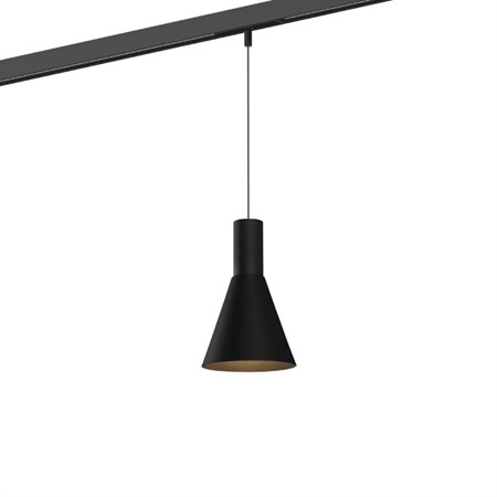 Wever & Ducré+ODREY on STREX 1.4 LED 7W 450lm 2700K CRI>90 32°, hämardatav DALI, siinivalgusti, matt must
