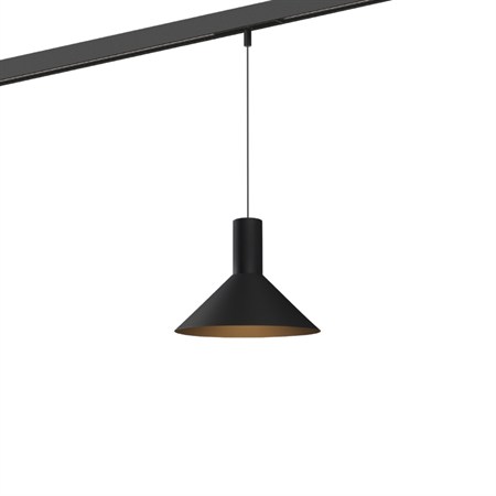 Wever & Ducré+ODREY on STREX 1.6 LED 7W 480lm 2700K CRI>90 32°, hämardatav DALI, siinivalgusti, matt must