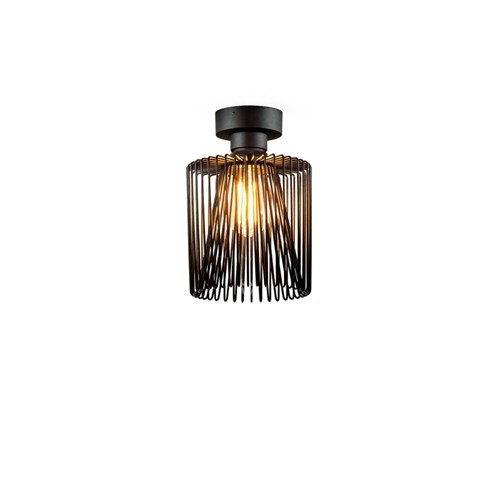 Wever & Ducré+WIRO CEILING 1.8 max. 25W E27 T30, laevalgusti, must