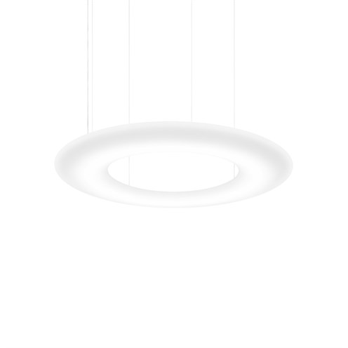 Wever & Ducré+GIGANT 16.0 LED 84W 11000lm 3000K, hämardatav DALI, rippvalgusti, valge LLDPE