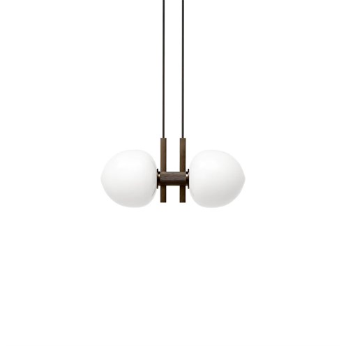 LYFA+MEMOIR PENDANT 120 II 2x max. 28W G9, rippvalgusti, pronks, opaalklaas