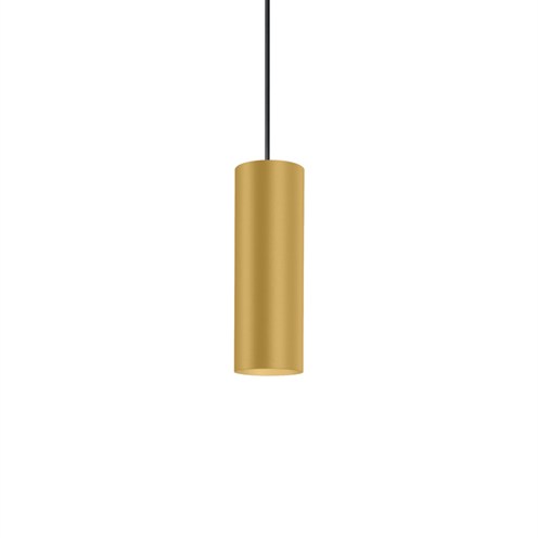 Wever & Ducré+RAY SUSPENDED 2.0 LED 5,9W 420lm 2700K CRI>90 36°, hämardatav phase-cut, rippvalgusti, harjatud kuld, laerosett tellida eraldi