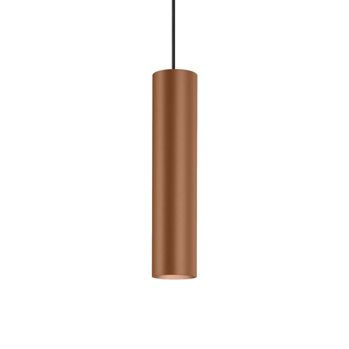 Wever & Ducré+RAY SUSPENDED 3.0 LED 5,9W 420lm 2700K CRI>90 36°, hämardatav phase-cut, rippvalgusti, harjatud vask, laerosett tellida eraldi