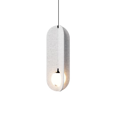 Wever & Ducré+SOLLI COCOON 1.0 LED 8.2W 265lm 2700K CRI>90, hämardatav phase-cut, rippvalgusti, marmorhall, opaalklaas