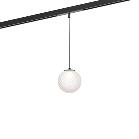 Wever & Ducré+SOLLI on STREX 1.0 LED 5.3W 280lm 2700K CRI>90, hämardatav DALI, siinivalgusti, matt teemantmustriline klaas