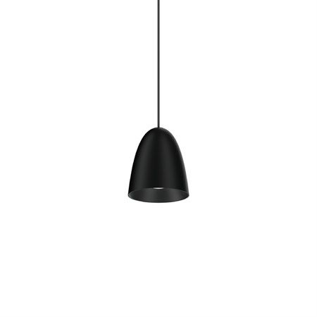 Wever & Ducré+COZY CONE 2.0 LED 7W 510lm 350mA 2700K CRI>90 40°, rippvalgusti, matt must, laerosett tellida eraldi