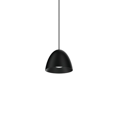 Wever & Ducré+COZY CONE 3.0 LED 7W 520lm 350mA 2700K CRI>90 40°, rippvalgusti, matt must, laerosett tellida eraldi