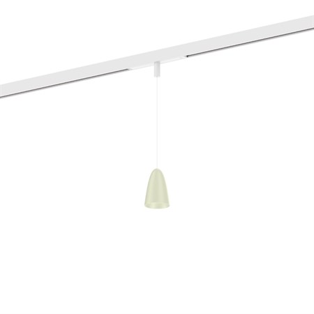 Wever & Ducré+COZY CONE on STREX 1.0 LED 7W 480lm 2700K CRI>90 40°, hämardatav DALI, siinivalgusti, nefriitne