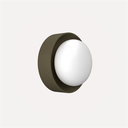 Nexia+Sight Round LED 8W 630lm 2700K CRI>90, IP65, seinavalgusti, pruunikashall (RAL 7013)