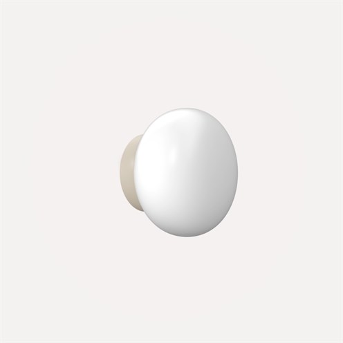 Nexia+Sight Round Base LED 8W 630lm 2700K CRI>90, IP65, seinavalgusti, klibuhall (RAL 7032)