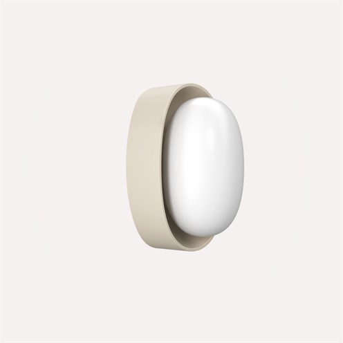 Nexia+Sight Oval LED 8W 630lm 2700K CRI>90, IP65, seinavalgusti, klibuhall (RAL 7032)