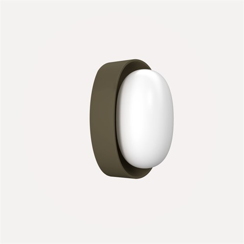 Nexia+Sight Oval LED 8W 630lm 2700K CRI>90, IP65, seinavalgusti, pruunikashall (RAL 7013)