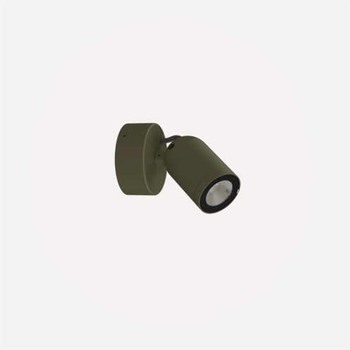 Nexia+Far Wall 55 LED 7W 490lm 3000K CRI>90 36°, IP65, välisvalgusti, pruunikashall (RAL 7013)