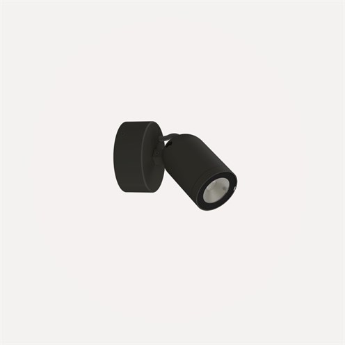 Nexia+Far Wall 55 LED 7W 490lm 3000K CRI>90 36°, IP65, välisvalgusti, grafiitmust (RAL 9011)