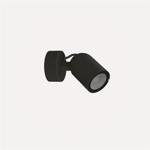 Nexia+Far Wall 70 LED 12W 836lm 3000K CRI>90 36°, IP65, välisvalgusti, grafiitmust (RAL 9011)