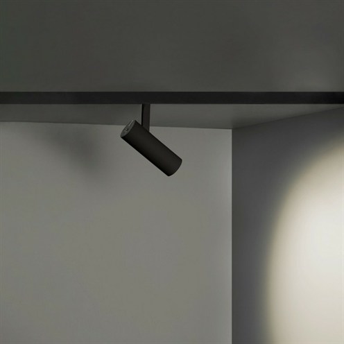 Nexia+48V Sutil Mini LED 8W 2700/3000/4000K (lülitiga reglueeritav) CRI>90 40°, hämardatav DALI, siinivalgusti, must