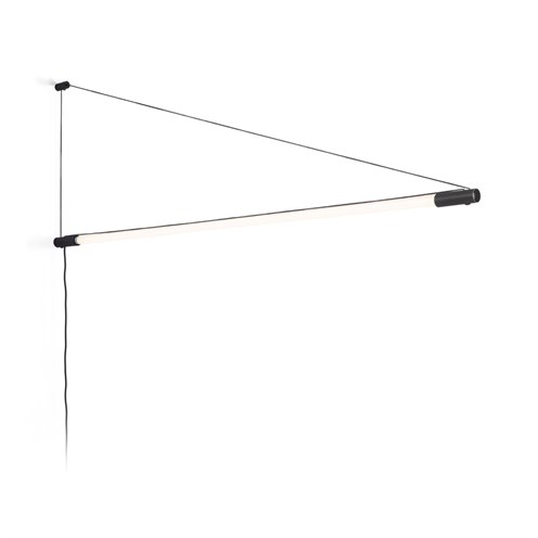 Wever & Ducré+DARF WALL 1.1 LED 22.1W 3560lm 3000K, seinavalgusti, pistiku ja lülitiga, must