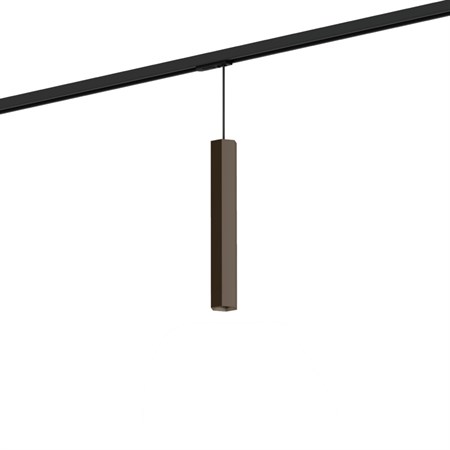 Wever & Ducré+HEXO mini on track 3.0 PAR11 max. 12W GU10, siinivalgusti, harjatud pronks, 1F adapter