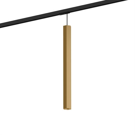 Wever & Ducré+HEXO mini on track 5.0 PAR11 max. 12W GU10, siinivalgusti, harjatud šampanja, 1F adapter