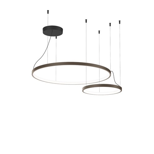 Wever & Ducré+KUJO 3.1 LED 31W 3100lm 2700K CRI>90, hämardatav phase-cut, rippvalgusti, pronks