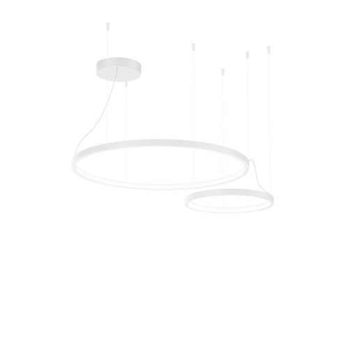 Wever & Ducré+KUJO 3.1 LED 31W 3100lm 2700K CRI>90, hämardatav phase-cut, rippvalgusti, matt valge