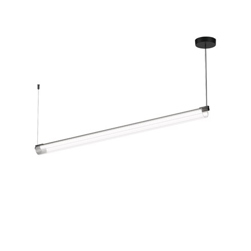 Wever & Ducré+FINELLE 1.0 LED 11W 950lm 2700K CRI>90, hämardatav phase-cut, rippvalgusti, matt must