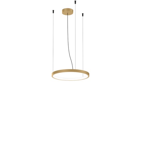 Wever & Ducré+KUJO 1.0 LED 10.7W 755lm 2700K CRI>90, hämardatav phase-cut, rippvalgusti, šampanja