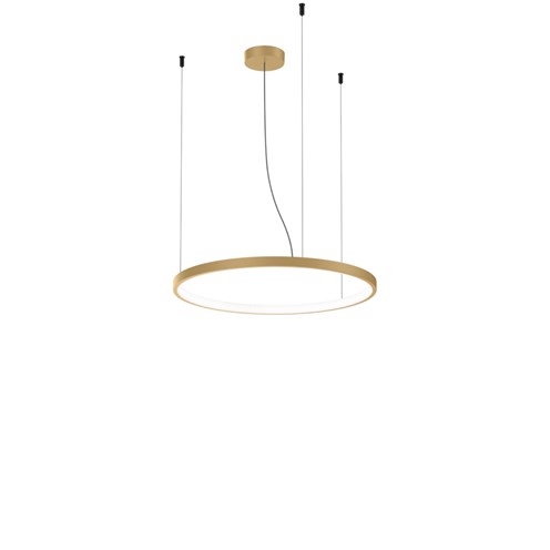Wever & Ducré+KUJO 2.0 LED 14.1W 1140lm 2700K CRI>90, hämardatav phase-cut, rippvalgusti, šampanja