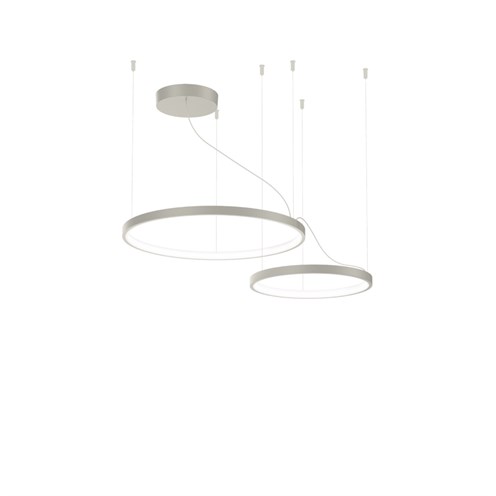 Wever & Ducré+KUJO 2.1 LED 34W 1940lm 2700K CRI>90, hämardatav phase-cut, rippvalgusti, siidhall