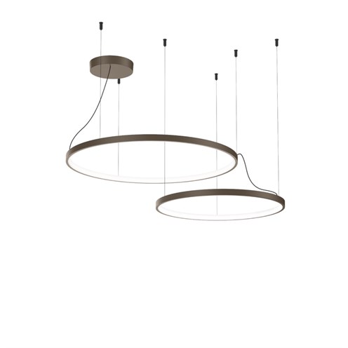 Wever & Ducré+KUJO 3.2 LED 47W 2720lm 2700K CRI>90, hämardatav phase-cut, rippvalgusti, pronks